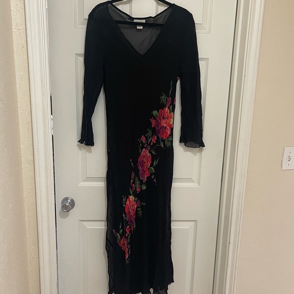 Avenue sheer midi w/ double side slits - Picture 1 of 4